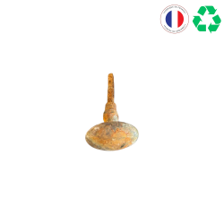 Materials of yesteryear: ANCIENT IRON CONDEMNATION BUTTON