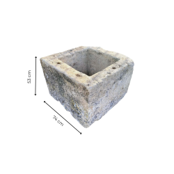 Materials of yesteryear: OLD STONE SQUARE WELL H53