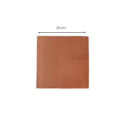 Matériaux d'Antan : CARREAU ROUGE EN TERRE CUITE 20x20x1