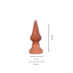 Matériaux d'Antan : POINCON ROUGE TERRE CUITE EPI H40
