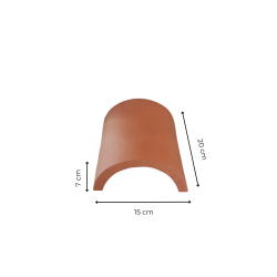 RED TERRACOTTA ARQUET 15X20
