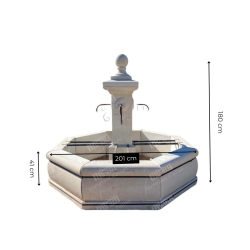 Matériaux d'Antan : FONTAINE CENTRALE DE VILLAGE H208