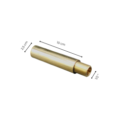Matériaux d'Antan : RALLONGE - RACCORD 10 CM - 1/2" BRILLANT