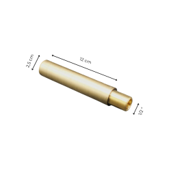 Materials of yesteryear: EXTENSION - 12CM CONNECTION - 1/2 MATTE