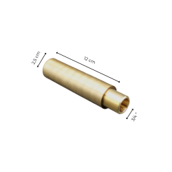 Matériaux d'Antan : RALLONGE - RACCORD 12 CM - 3/4 MAT