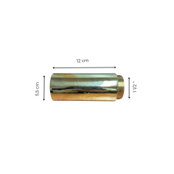 Materials of yesteryear: EXTENSION - 12CM FITTING - 1 1/2F MATTE