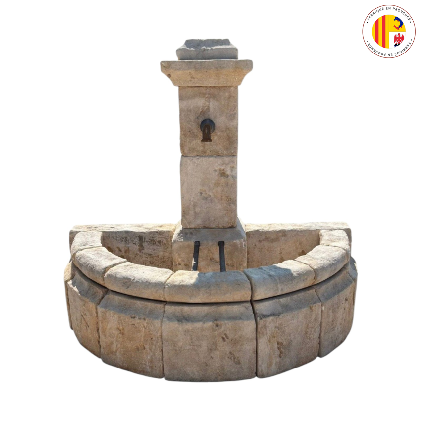 Matériaux d'Antan : FONTAINE MURALE EN PIERRE H144,5