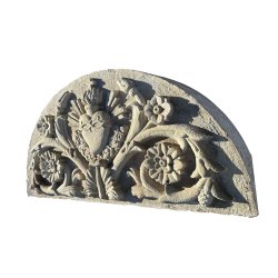 Materials of yesteryear: ENTRANCE DOOR WITH OLD STONE FRAME
