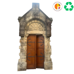 Materials of yesteryear: ENTRANCE DOOR WITH OLD STONE FRAME