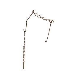 Materials of yesteryear: old fireplace rack