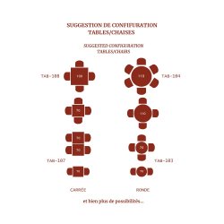 Matériaux d'Antan : GRANDE TABLE RONDE EN FER D110