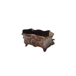 JARDINIERE EN FONTE ANCIENNE H18