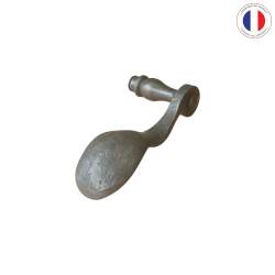 Matériaux d'Antan : POIGNEE DE PORTE EN FER FORGE