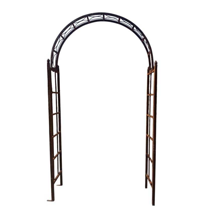 ARCH PINECONE IRONWORK H250