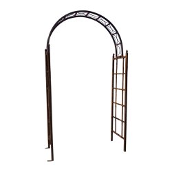 ARCH PINECONE IRONWORK H250