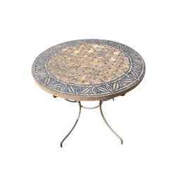 PETITE TABLE RONDE ZELLIGE D80
