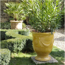 VASE ANDUZE JAUNE TRADITION N°3 H55