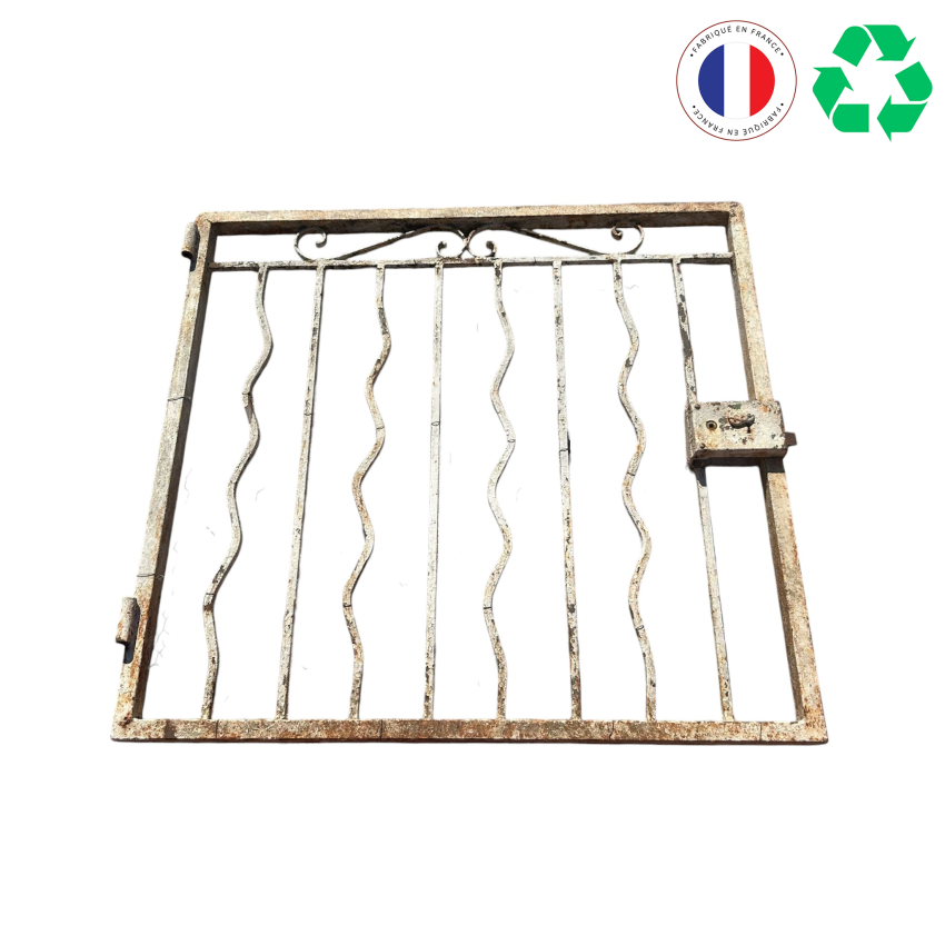 PORTILLON BLANC FER FORGE