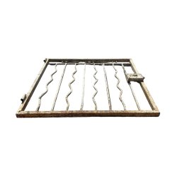 PORTILLON BLANC FER FORGE