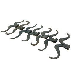 PENTURE MOUSTACHE EN FER (LOT DE 7)