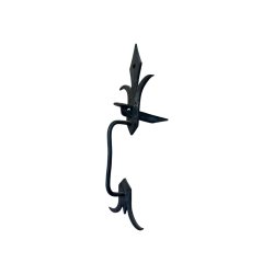 LOQUET POUCIER FLEUR DE LYS H30,5
