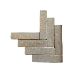 BRIQUETTE EN PIERRE DURE BEIGE 20x4,9x3