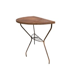 TABLE DEMI LUNE EN FER H77