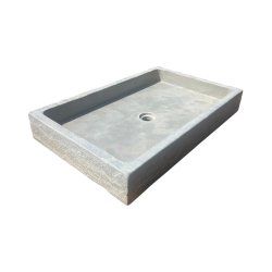 VASQUE GRISE EN PIERRE L70