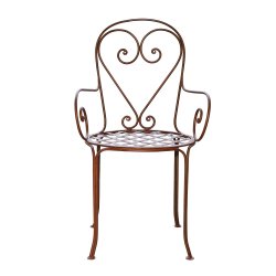 FAUTEUIL COEUR EN FER
