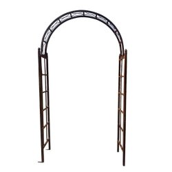 PINECONE ARCH: WROUGHT IRON