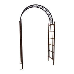 ARCHE POMME DE PIN : En fer forgé