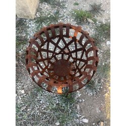 VASE MÉDICIS FERRONNERIE AJOURÉE H55