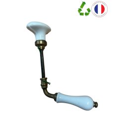 PAIRE POIGNEES PORCELAINE DROITE