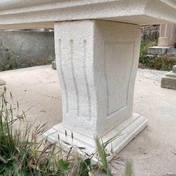 Materials of yesteryear: STONE BENCH L160