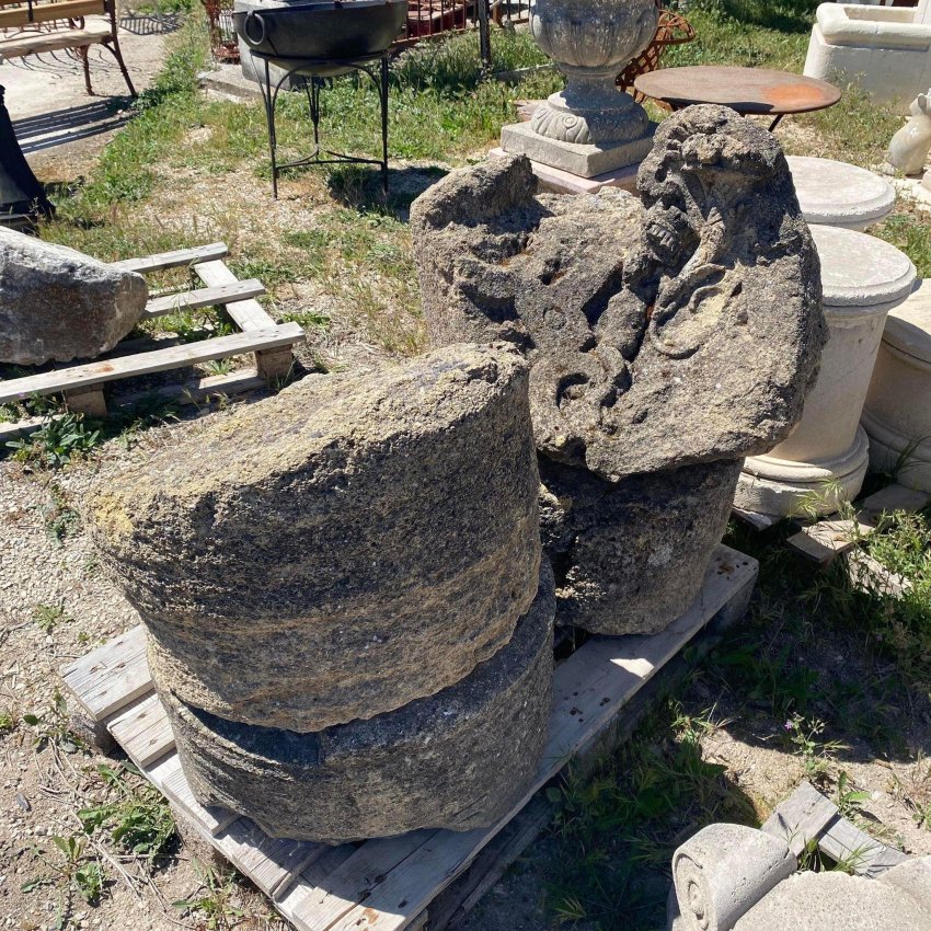 Matériaux Dantan Colonne Ancienne En Pierre De Bibemus 