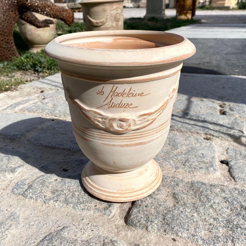 Matériaux d'Antan VASE ANDUZE BLANC CERUSE N°6 H24