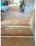 Materials of yesteryear: HEXAGONAL TERRACOTTA TILES