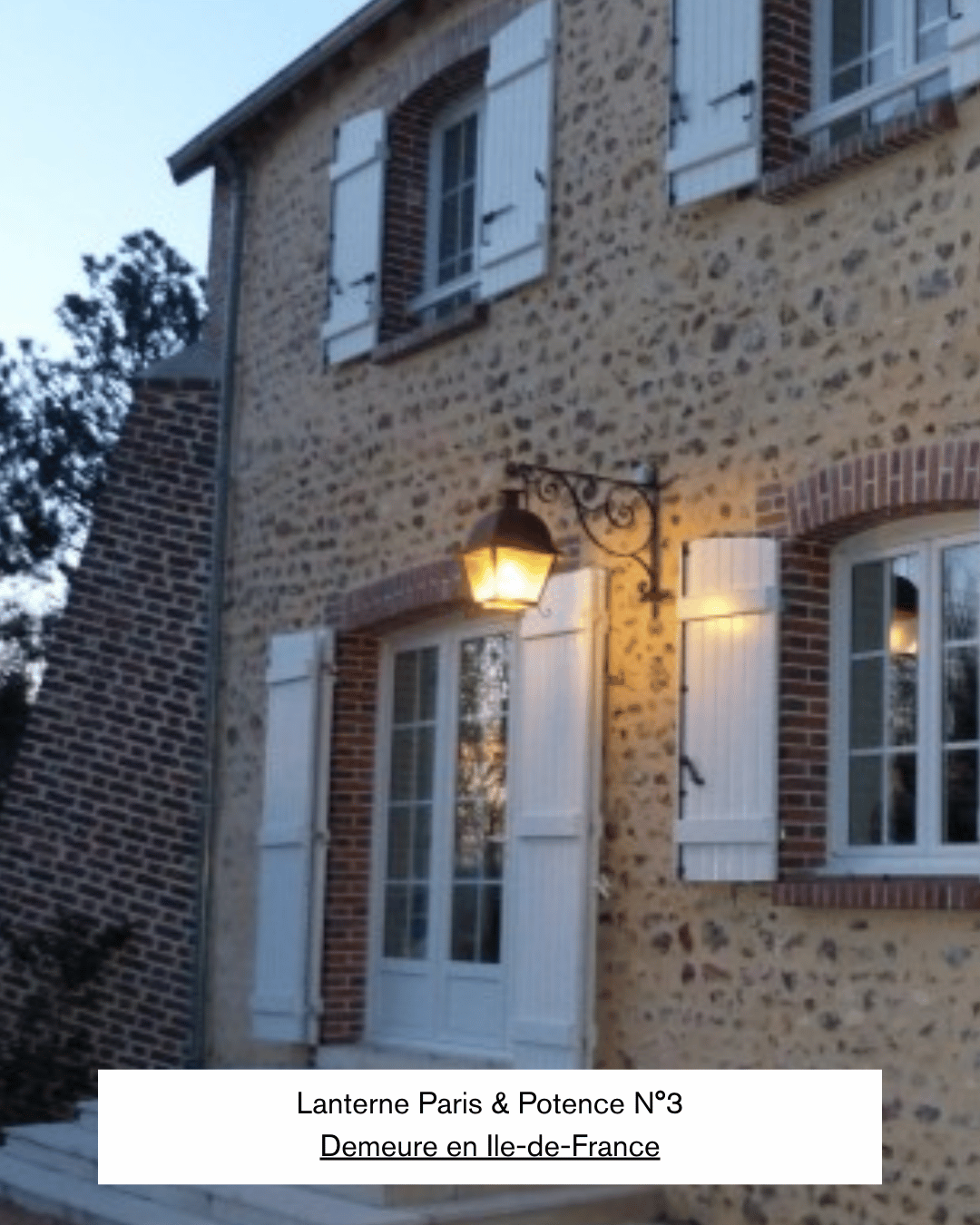 Paris lantern with bracket no. 3