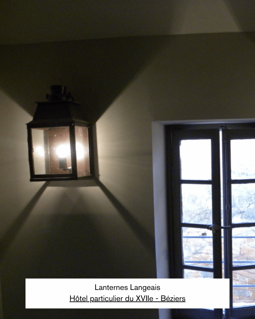 Langeais lantern