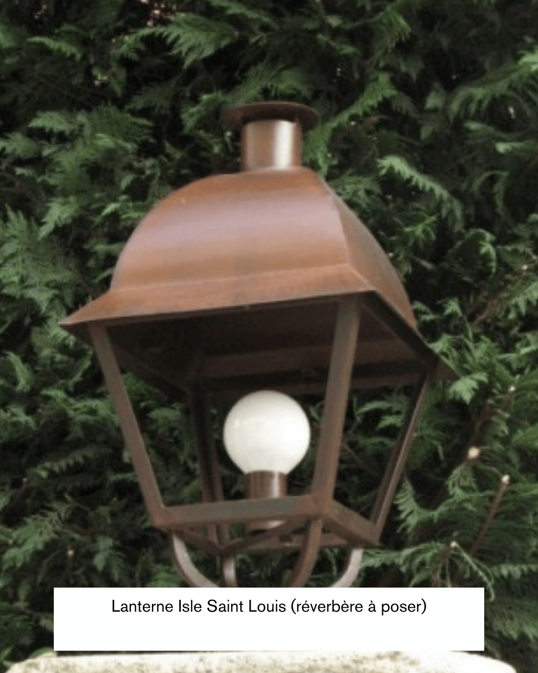 Freestanding Isle Saint Louis lamp post
