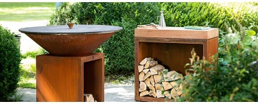 Le brasero-plancha-barbecue : design, convivial et respectueux de l'environnement